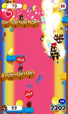 Screenshots of the game Chocohero on Android phone, tablet.