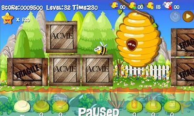 Capturas de tela do jogo Galinhas Busca no telefone Android, tablet.