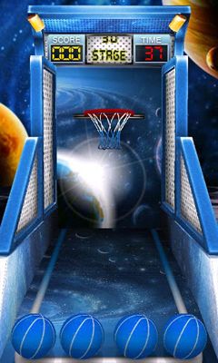 Captures d'écran du jeu de Basket-ball Mania sur Android, une tablette.