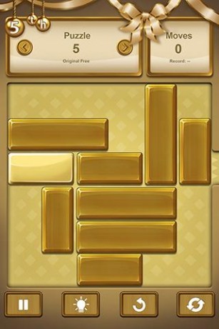 Screenshots of the game Unblock me free for Android phone, tablet.