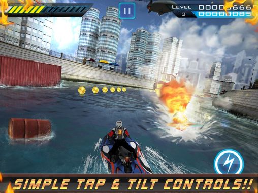 Screenshots of the game Dhoom: 3 jet speed on Android phone, tablet.