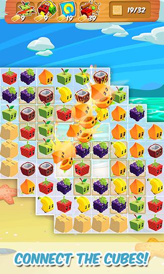 Screenshots play Juice cubes on Android phone, tablet.