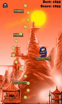 Screenshots of the game Kungfu Jump on the Android phone, tablet.