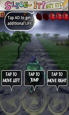 Screenshots of the game Zombie Runaway for Android phone, tablet.