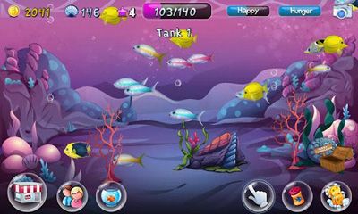 Screenshots of game Fish Adventure on Android phone, tablet.