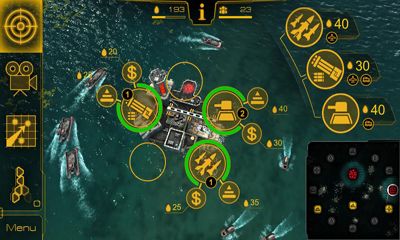 Captures d'écran du jeu Oil Rush 3D de Stratégie Naval sur Android, une tablette.