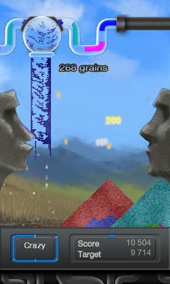Captures d'écran de la Sandago jeu sur Android, une tablette.