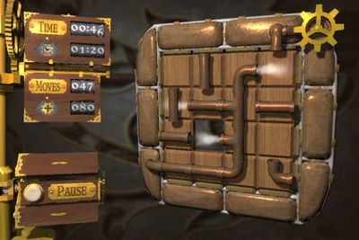 Screenshots of the game Cogs on Android phone, tablet.