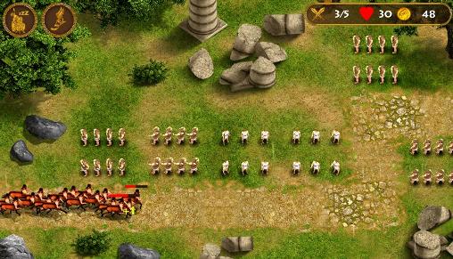 Screenshots of the game Greece defense on Android phone, tablet.