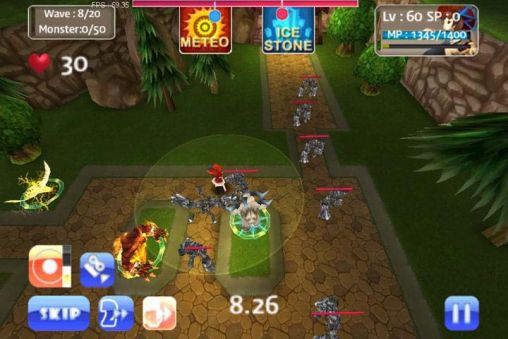 Captures d'écran de Monstre defense en 3D pour Android, une tablette.