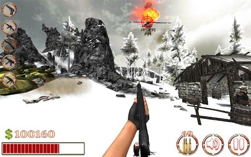 Screenshots of the game Commando sniper shooter 3D for Android phone, tablet.