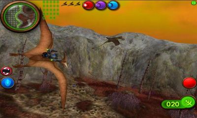 Screenshots of the game Nanosaur 2. Hatchling on Android phone, tablet.