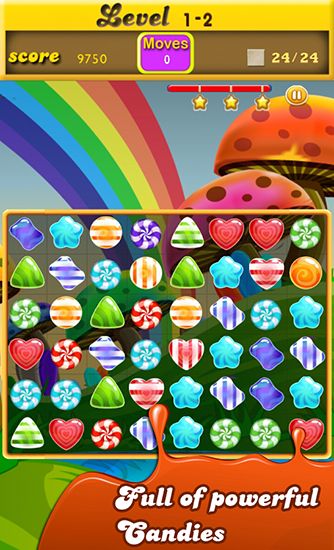 Screenshots of the game Candy legend on Android phone, tablet.