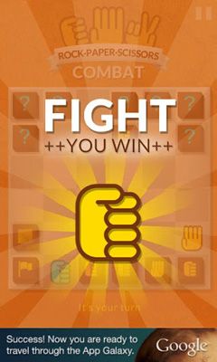 Screenshots of the game RPS Combat on Android phone, tablet.