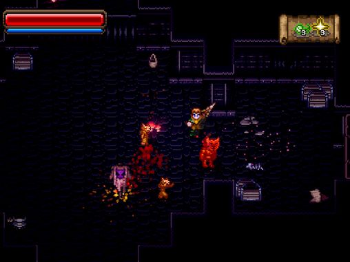 Screenshots of the game Wayward souls on Android phone, tablet.