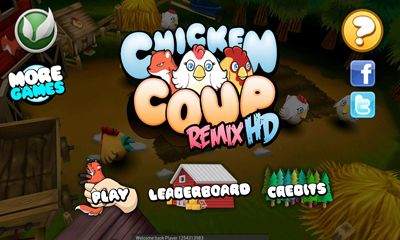 Captures d'écran du jeu Poulet Coup Remix HD Android, une tablette.
