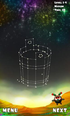Screenshots of the game Stargazer on Android phone, tablet.