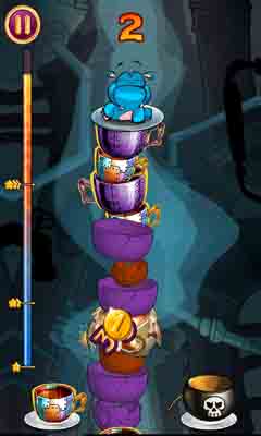 Screenshots of the game Sky Cups Match 3 Android phone, tablet.