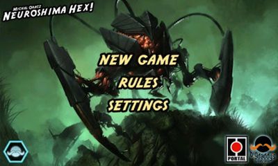 Screenshots of the game Neuroshima Hex on Android phone, tablet.