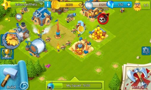 Screenshots of the game Cloud raiders: Sky conquest on Android phone, tablet.