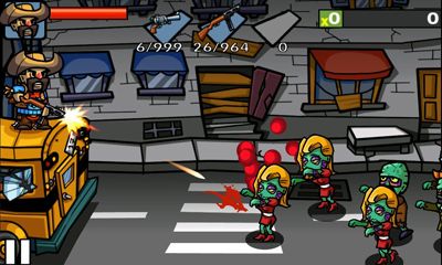 Captures d'écran du jeu! Ah! Les Zombies sur Android, une tablette.