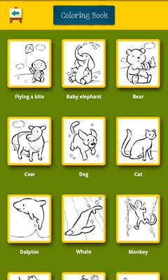 Screenshots of the game Color & Draw For Kids on your Android phone, tablet.