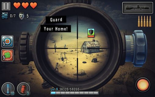 Screenshots of the game Last hope: Sharpshooter on Android phone, tablet.