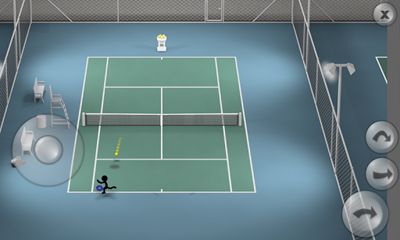Screenshots of the game Stickman Tennis for Android phone, tablet.