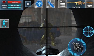 Captures d'écran du jeu de l'Ennemi Grève sur Android, une tablette.