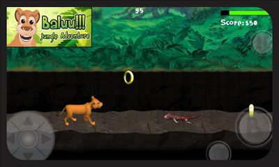 Captures d'écran du jeu Baluu!!! Jungle Aventure sur Android, une tablette.