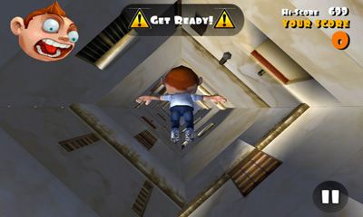Screenshots of the game Falling Fred for Android phone, tablet.