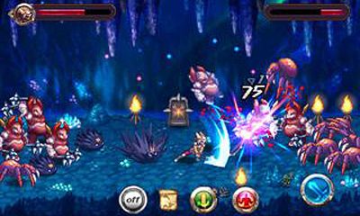Captures d'écran du jeu Devil Slayer sur Android, une tablette.