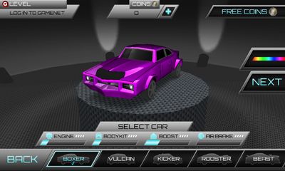 Captures d'écran de jouer Jump Racer sur Android, une tablette.
