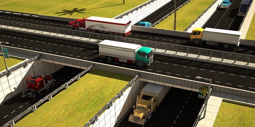 Screenshots of the game Heavy duty trucks simulator 3D for Android phone, tablet.
