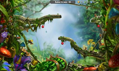 Captures d'écran du jeu de Saut Jupingo sur Android, une tablette.