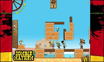 Captures d'écran du jeu Zombie Mayhem pour Android, une tablette.