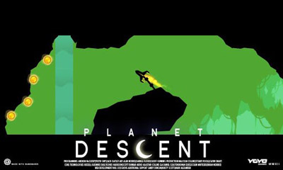 Captures d'écran du jeu Planète Descente sur Android, une tablette.