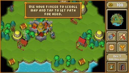 Screenshots of Heroes: A Grail quest on Android phone, tablet.