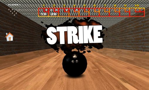 Screenshots of the game Real bowling 3D on your Android phone, tablet.