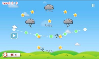 Captures d'écran du jeu Nuageux Android, une tablette.