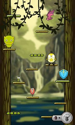 Captures d'écran de l'Oiseau de jeu de Sauter sur le téléphone Android, une tablette.