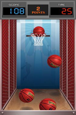 Screenshots of the game Basketball Shot for Android phone, tablet.