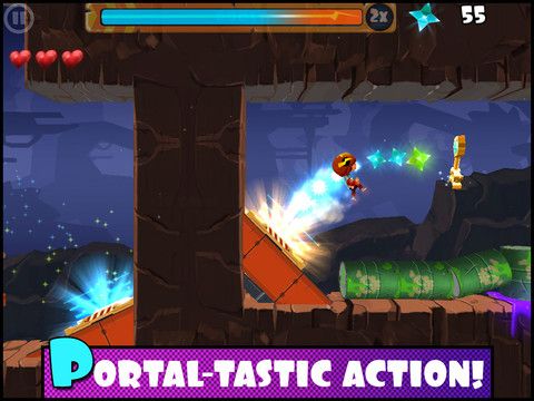 Screenshots of the game Rock runners on Android phone, tablet.