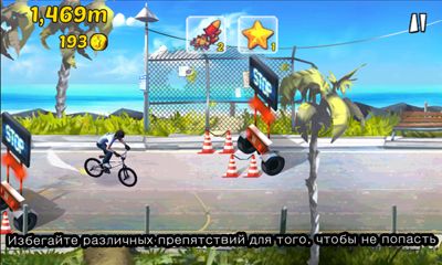 Captures d'écran du jeu BMX Ride n de l'Exécuter sur votre téléphone Android, une tablette.