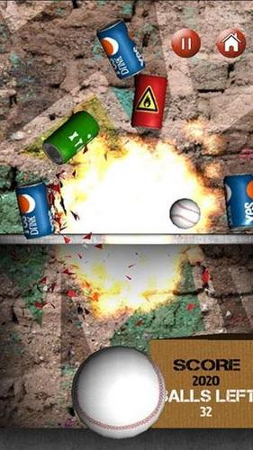 Screenshots of the game Can toss. Strike, knockdown on Android phone, tablet.