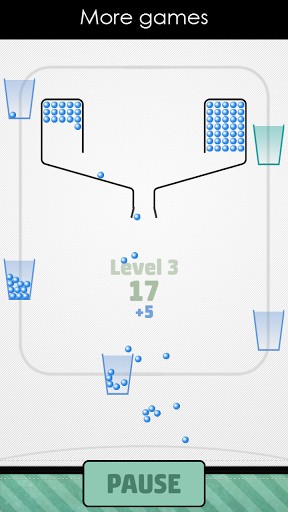 Screenshots of the game Super 100 balls on Android phone, tablet.