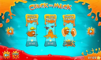 Screenshots of the game Chuck the Muck on your Android phone, tablet.