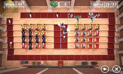Captures d'écran du jeu Ivory Tower Défenseurs sur Android, une tablette.