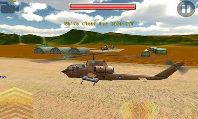 Screenshots of the game Gunship-II on Android phone, tablet.