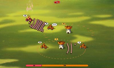Screenshots of the game Mushroom war on Android phone, tablet.